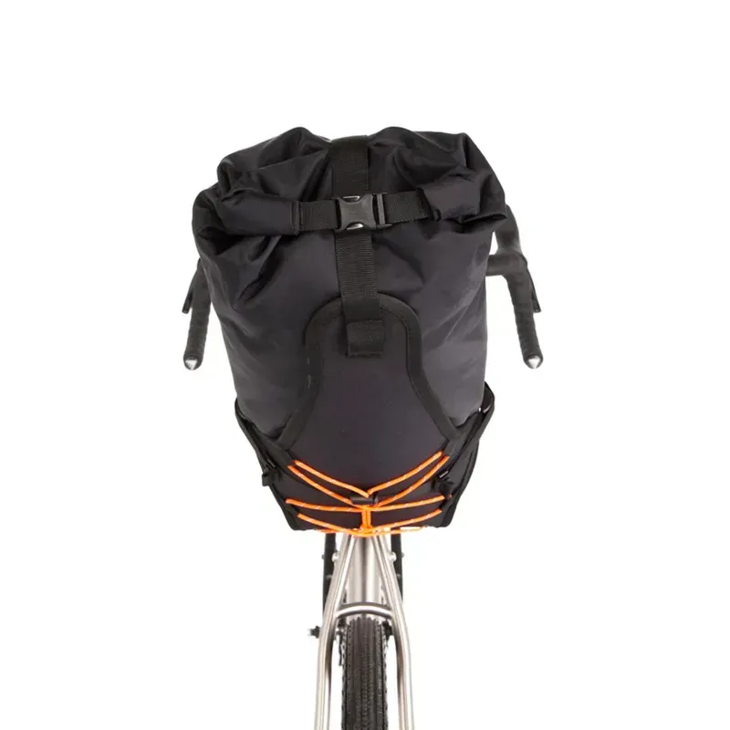 Restrap 14l Saddle Bag in Black/Orange-1