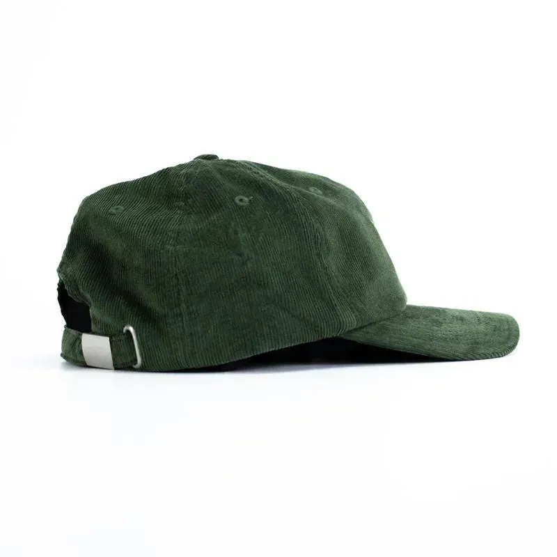 Restrap Camp Cap in Forest Green-2