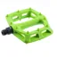 DMR V6 Cro-Mo Axle Plastic Flat Pedal in Green