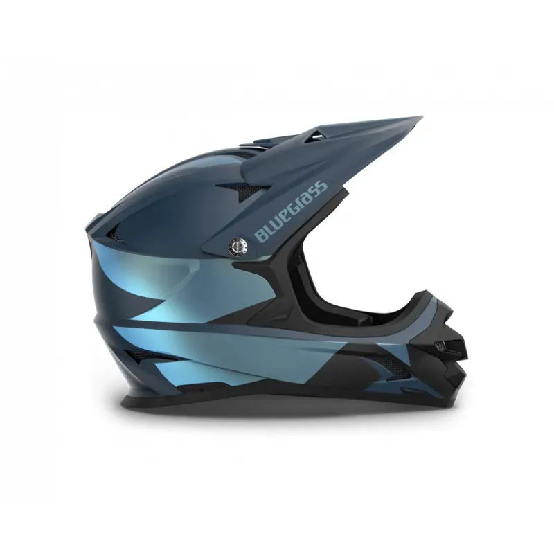 Bluegrass Intox Full Face Mountain Bike Helmet in Blue-1