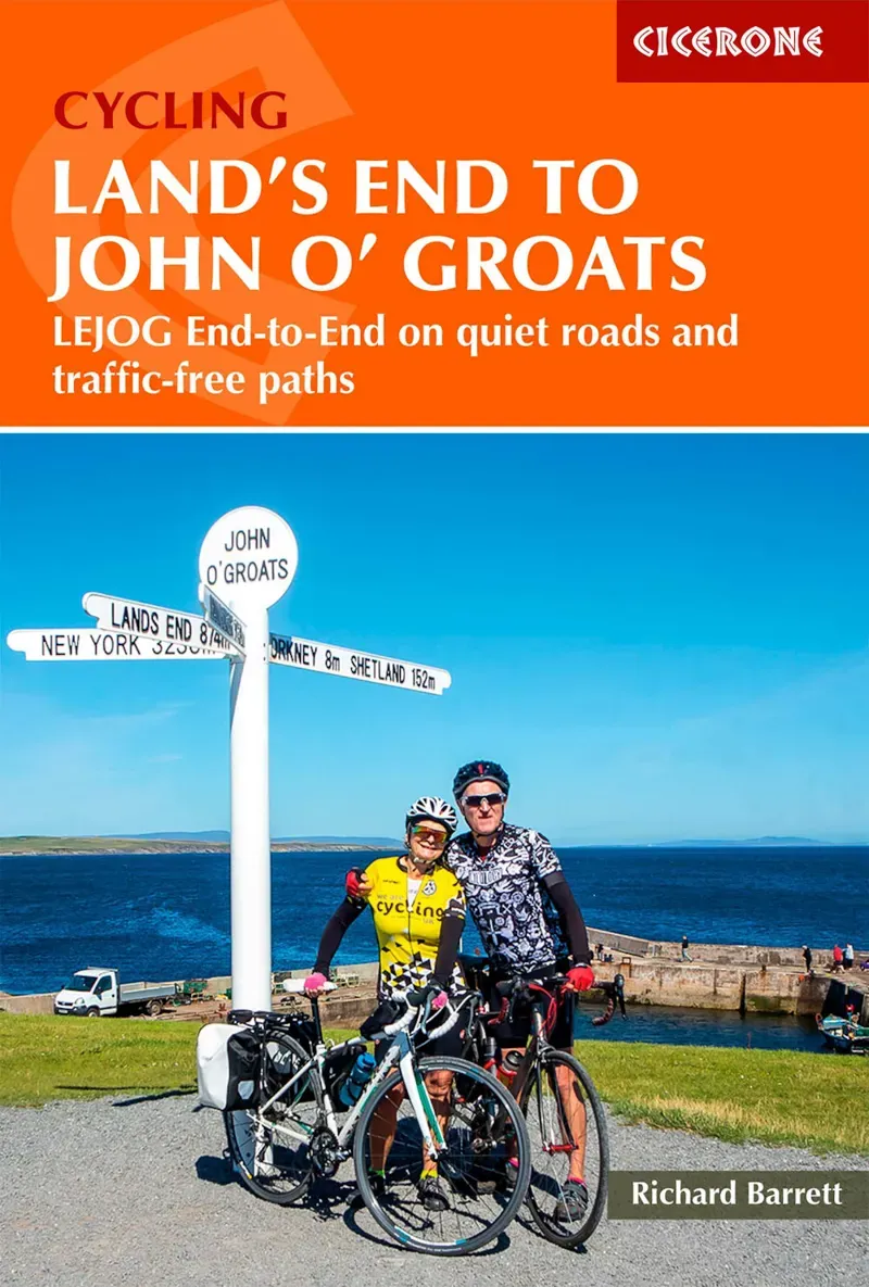 Cicerone Press Cycling Land's End to John O'Groats in Orange