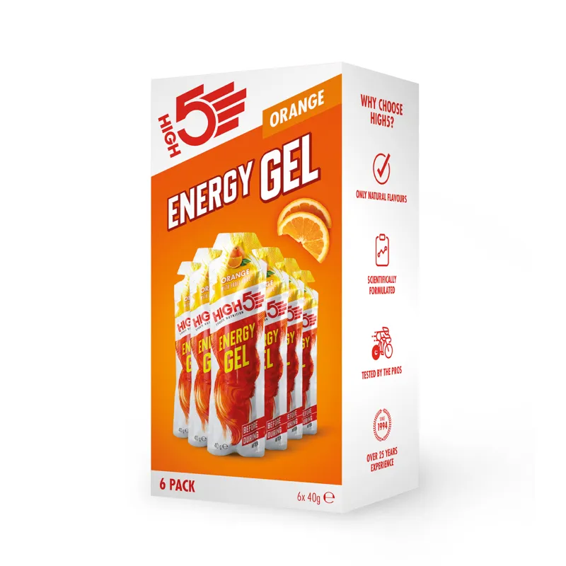 High5 Energy Gel x6 40g-2