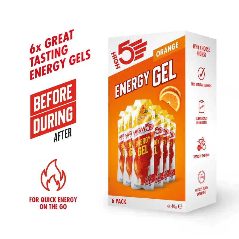 High5 Energy Gel x6 40g-1