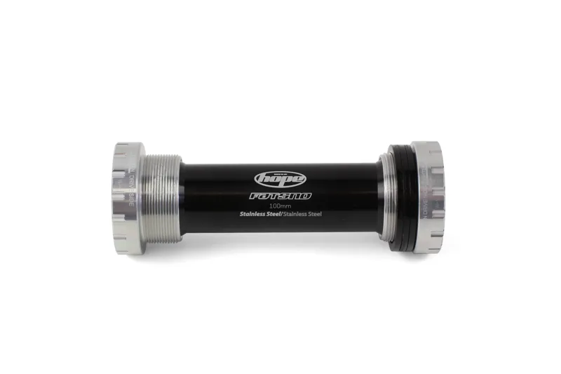 Hope 100mm FatBike Stainless Bottom Bracket in Silver