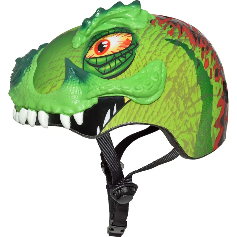 C-Preme Raskullz T-Rex Awesome Kid's Helmet in Green - 5-8 years 50-54 cm-1