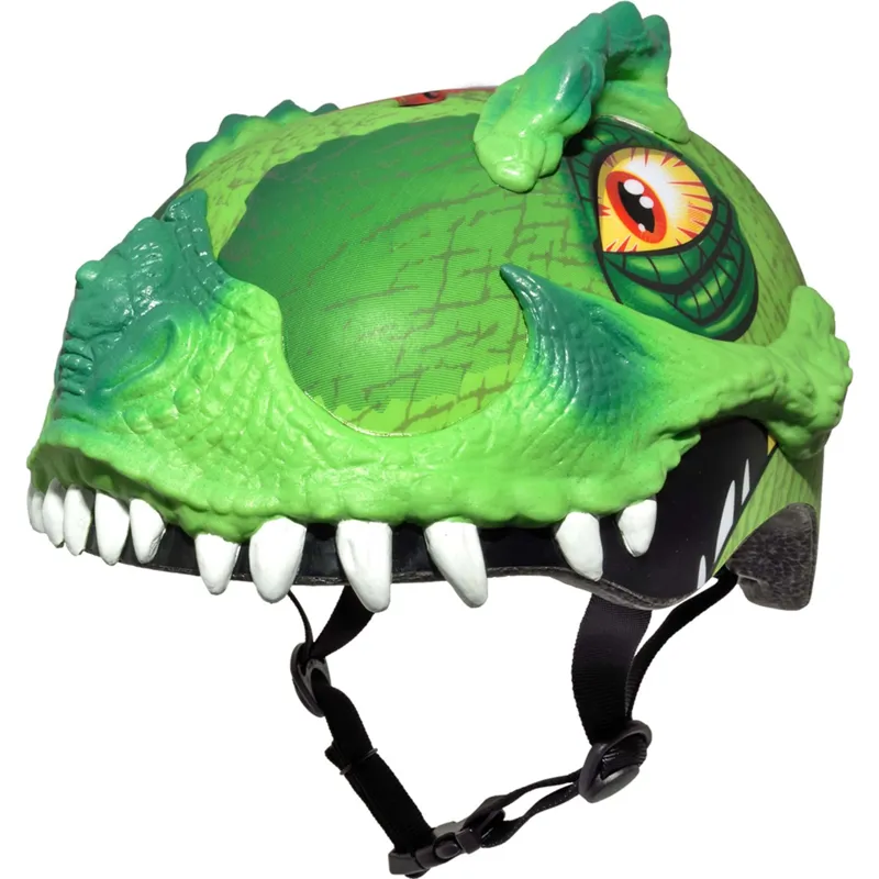 C-Preme Raskullz T-Rex Awesome Kid's Helmet in Green - 5-8 years 50-54 cm