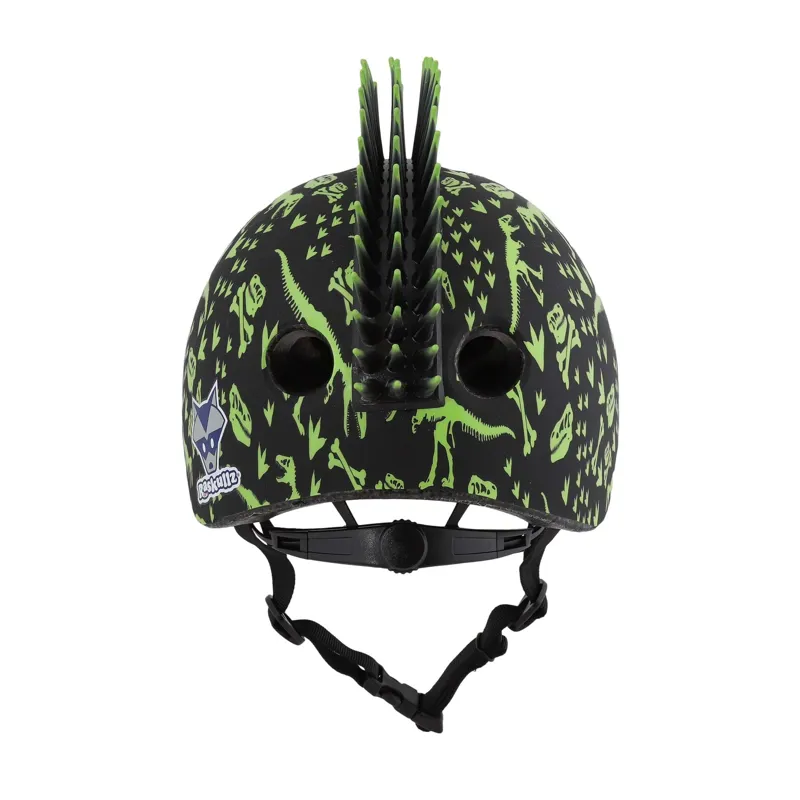 C-Preme Raskullz FS FIT SYSTEM T-Rex Bonez Mohawk Toddler's Helmet in Green - 3-5 years 48-52 cm-2