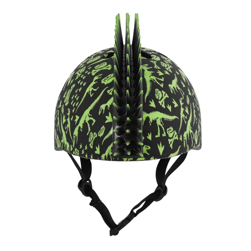 C-Preme Raskullz FS FIT SYSTEM T-Rex Bonez Mohawk Toddler's Helmet in Green - 3-5 years 48-52 cm-4
