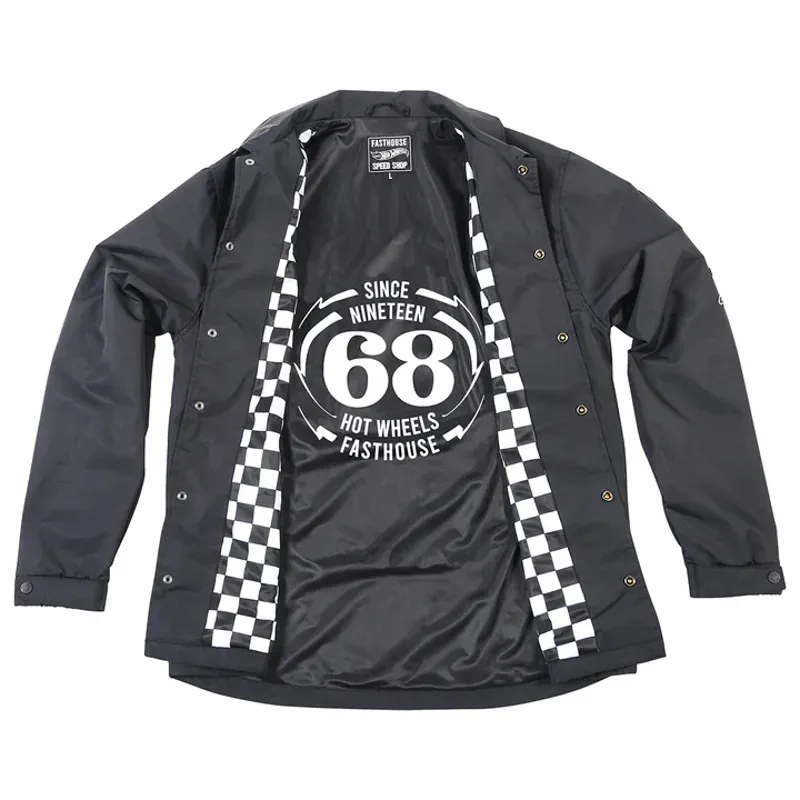 2022 Fasthouse Major Hot Wheels Jacket in Black-2