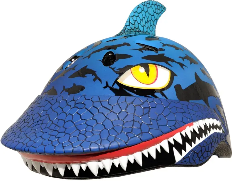 C-Preme Raskullz Shark Jawz Kids Helmet in Blue - 5-8 years 50-54 cm