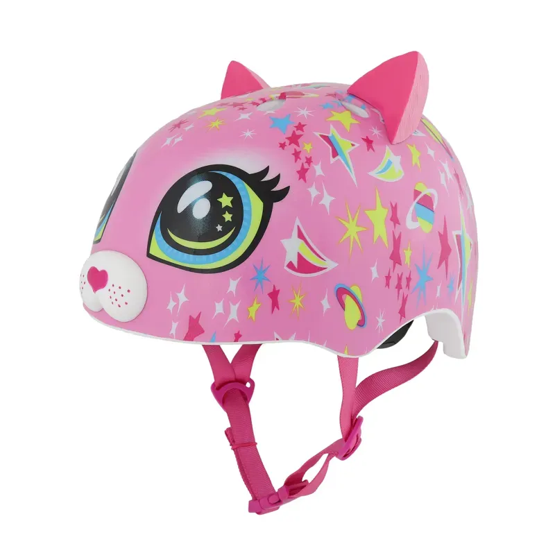 2021 C-Preme Raskullz Astro Cat Toddler's Helmet in Pink