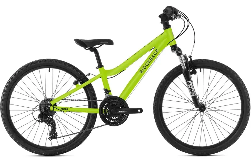 Ridgeback MX24 Kids Mountain Bike In Extreme Green