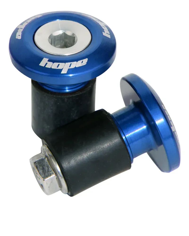 Hope Grip Doctor Handlebar Plugs in Blue