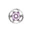 Hope Floating Disc 220mm 6-Bolt Float Rotor in Purple