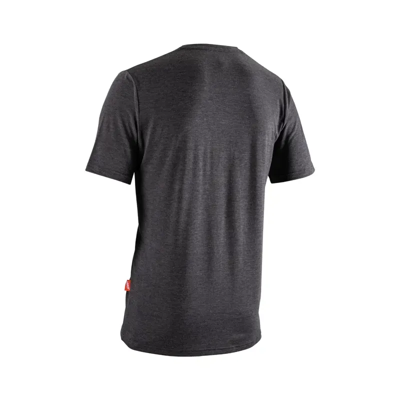 Leatt Tech T-Shirt in Ghost Black-1