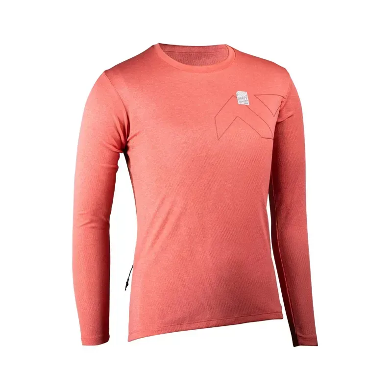 Leatt Women's Trail 3.0 MTB Jersey in Coral
