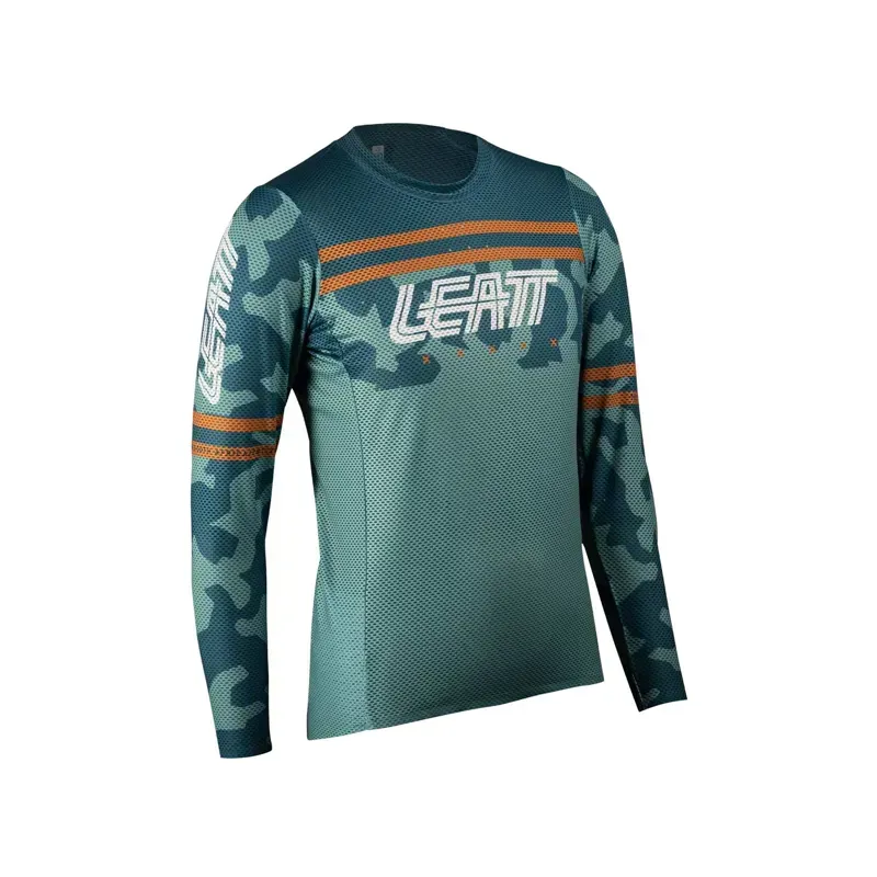 Leatt Women's Gravity 4.0 MTB Jersey in Lagoon