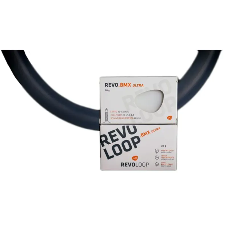 Revoloop Race 20x1.5-2.4-inch 40mm Schrader Valve Inner Tube in Clear