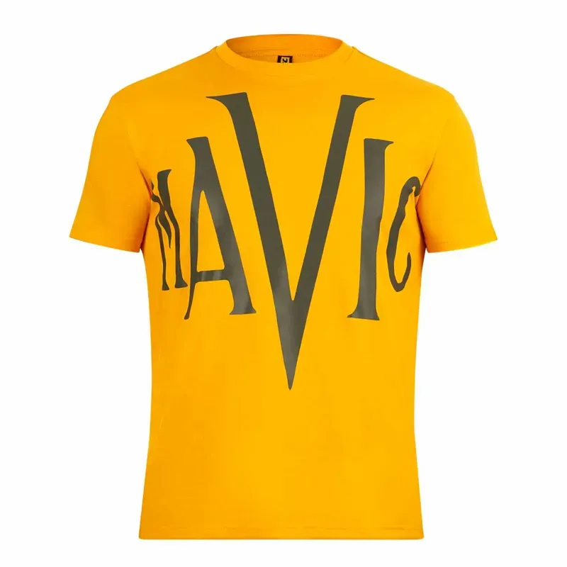 Mavic Heritage V Logo T- Shirt Yellow - Medium