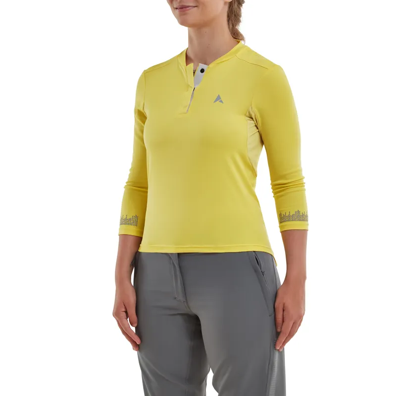 Altura Women's 3/4 Sleeve All Road Jersey 2022: YELLOW