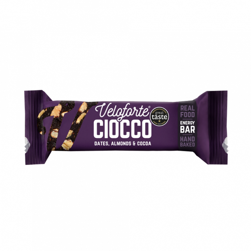 Veloforte Energy Bar Ciocco 1 x 62g Bar - Dates Almonds Cocoa-3