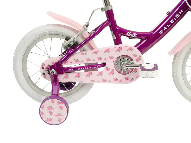 Raleigh Molli 14 Inch Wheel Kids Bike Purple