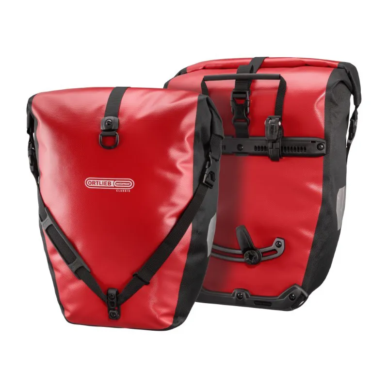 ORTLIEB Back-Roller 40LTR QL2.1 Pannier Bags in Red and Black