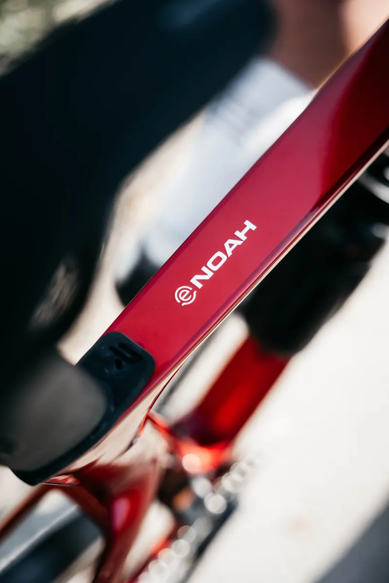 Ridley E-Noah Shimano 105 DI2 - 2x12s in Candy Red Metallic-1