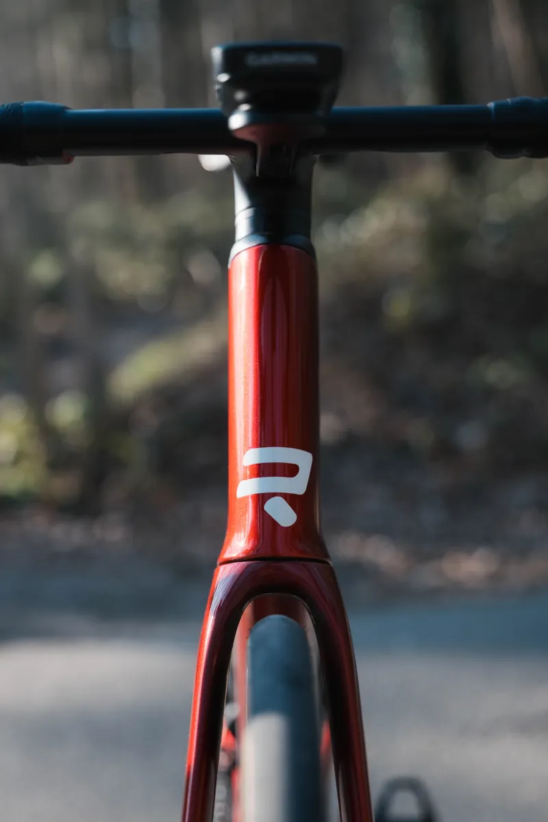 Ridley E-Noah Shimano 105 DI2 - 2x12s in Candy Red Metallic-4