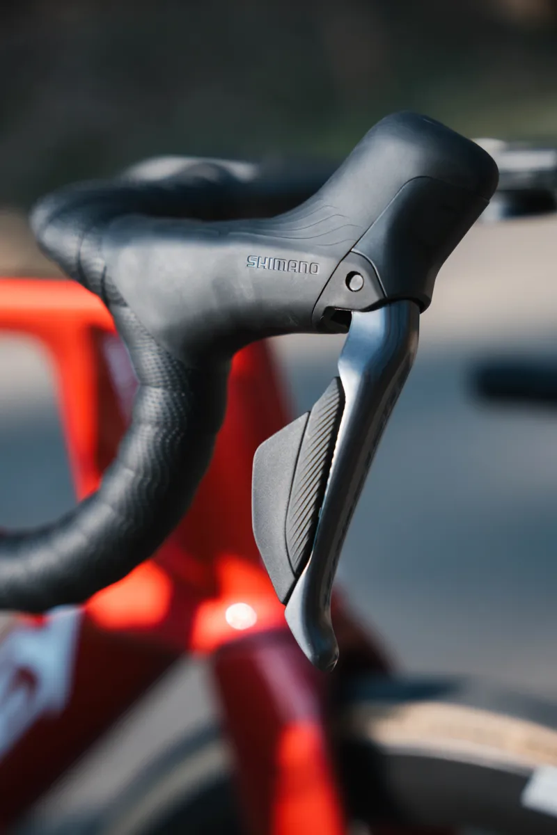 Ridley E-Noah Shimano 105 DI2 - 2x12s in Candy Red Metallic-5