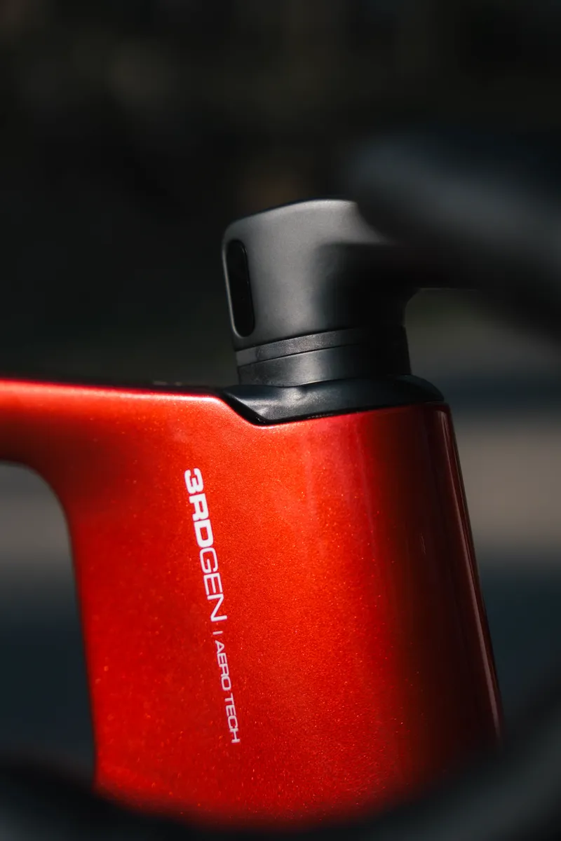 Ridley E-Noah Shimano 105 DI2 - 2x12s in Candy Red Metallic-8