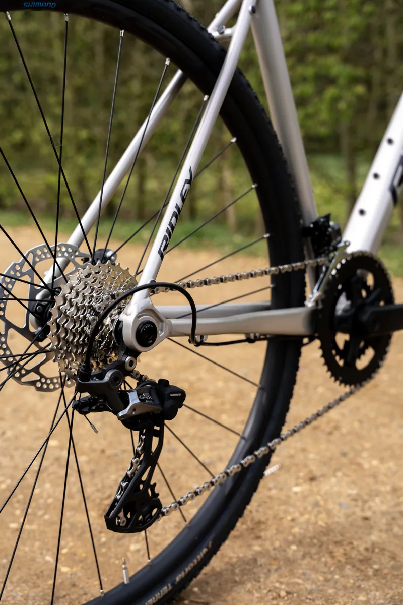 Ridley Grifn A Gravel in Chain Silver Grey - Shimano GRX400 2x10 speed-3