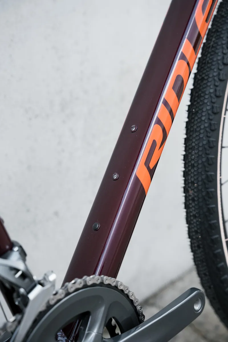 Ridley Kalazy in Bourgogne Red Metallic - Shimano Sora 2x9 Mechanical Disc brake-2