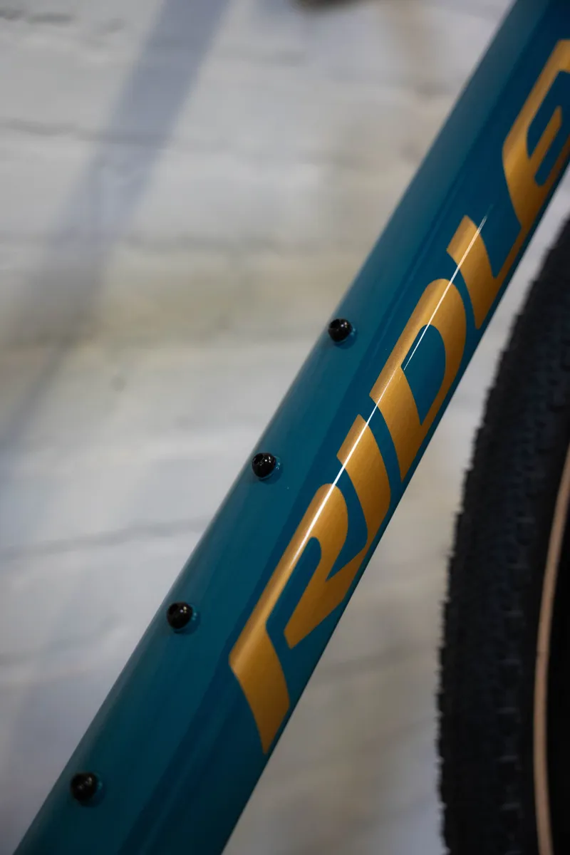 Ridley Kanzo Adventure in Honey Gold Metallic and Ocean Green - Sram Rival AXS XPLR 1x12sp-3