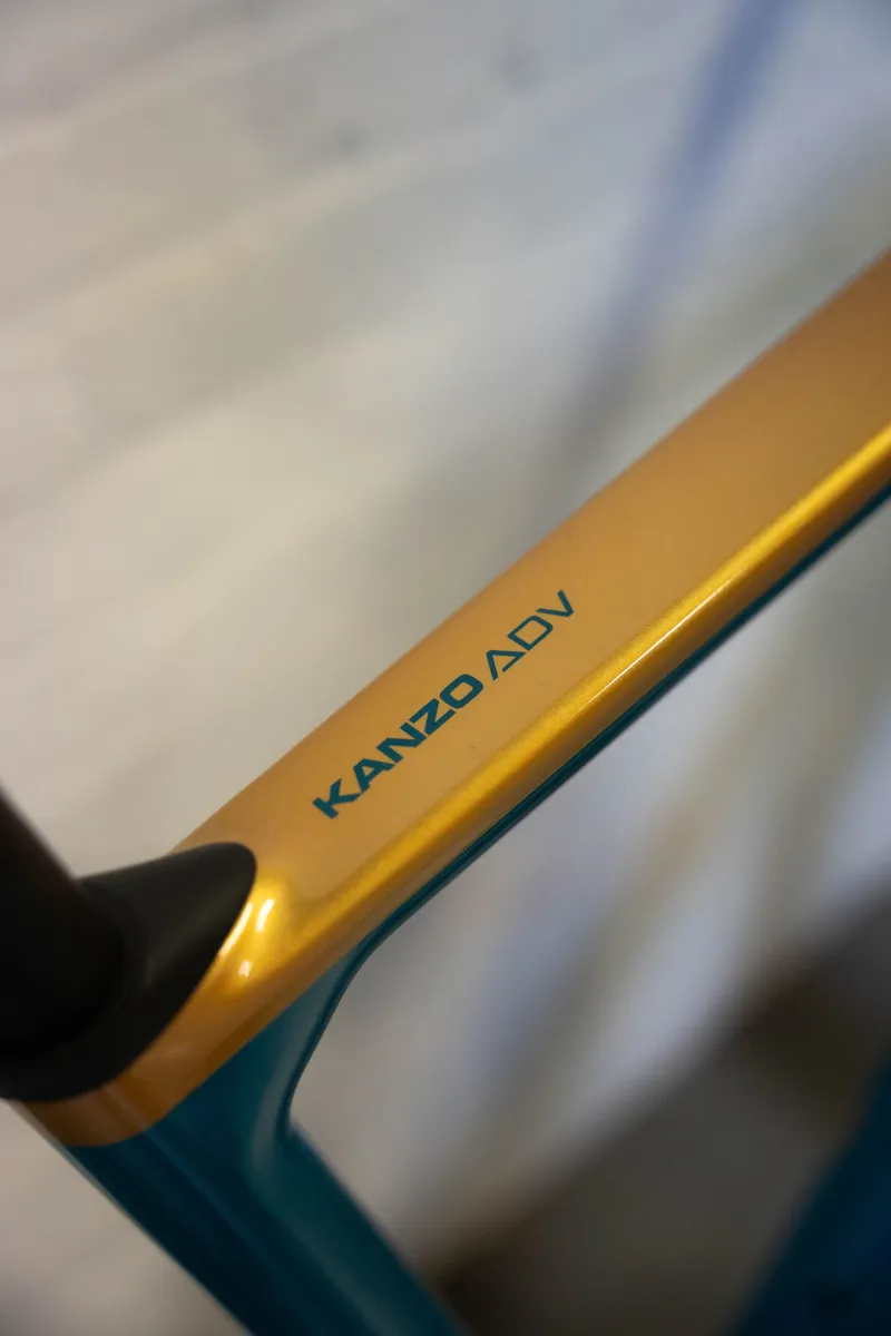Ridley Kanzo Adventure in Honey Gold Metallic and Ocean Green - Sram Rival XPLR-2