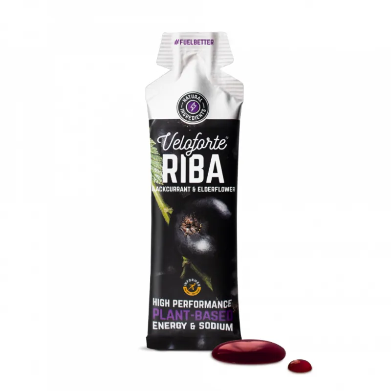 Veloforte Energy Gels Riba 1 x 33g - Blackcurrant Elderflower-3