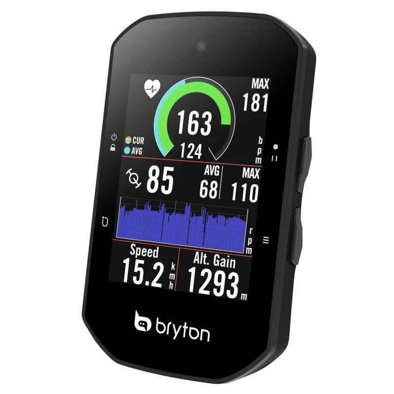 Bryton S500t GPS Cycle Computer Bundle With Speed Cadence and Heart Rate