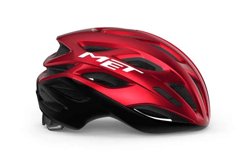 Met - Estro Mips - Red Black Metallic Glossy-1